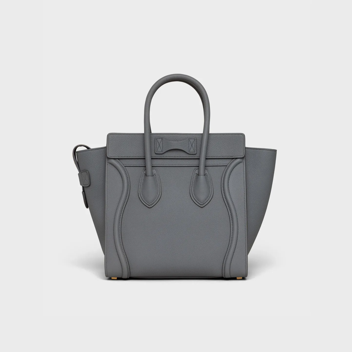 Micro Luggage handbag in baby drummed calfskin
