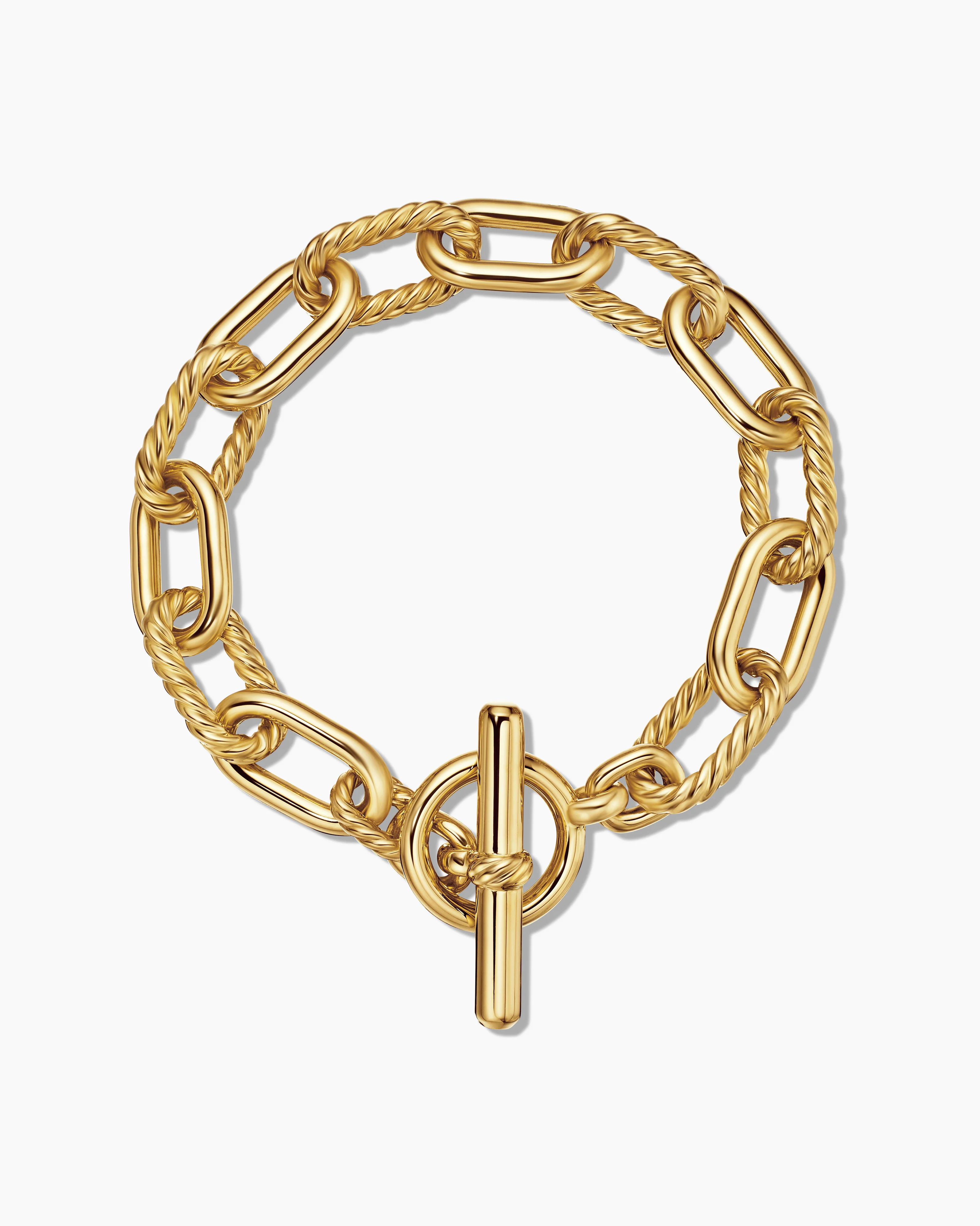 DY Madison® Toggle Chain Bracelet 18K Yellow Gold