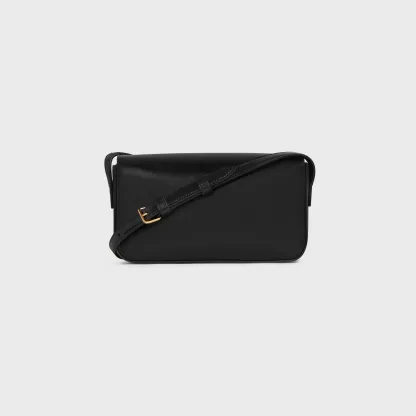 SHOULDER BAG CLAUDE in shiny calfskin