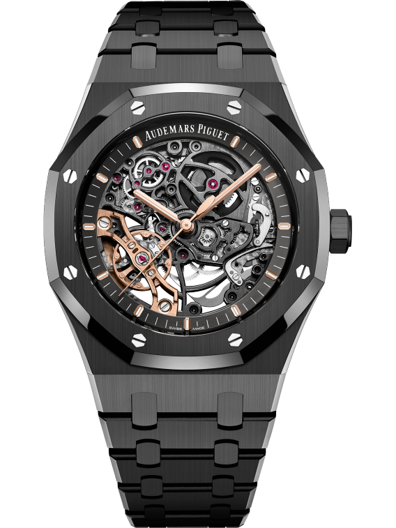 ROYAL OAK DOUBLE BALANCE WHEEL OPENWORKED Ref. 15416CE.OO.1225CE.01