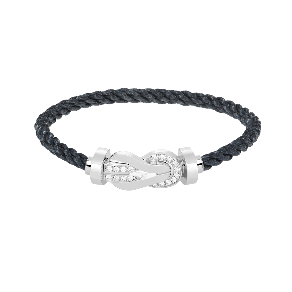 CHANCE INFINIE BRACELET 18K WHITE GOLD AND DIAMONDS LARGE MODEL