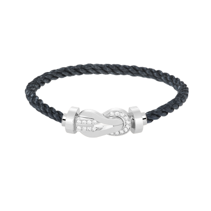 CHANCE INFINIE BRACELET 18K WHITE GOLD AND DIAMONDS LARGE MODEL