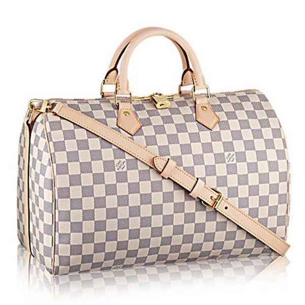 Damier Azur Canvas Speedy Bandouliere 35 N41372