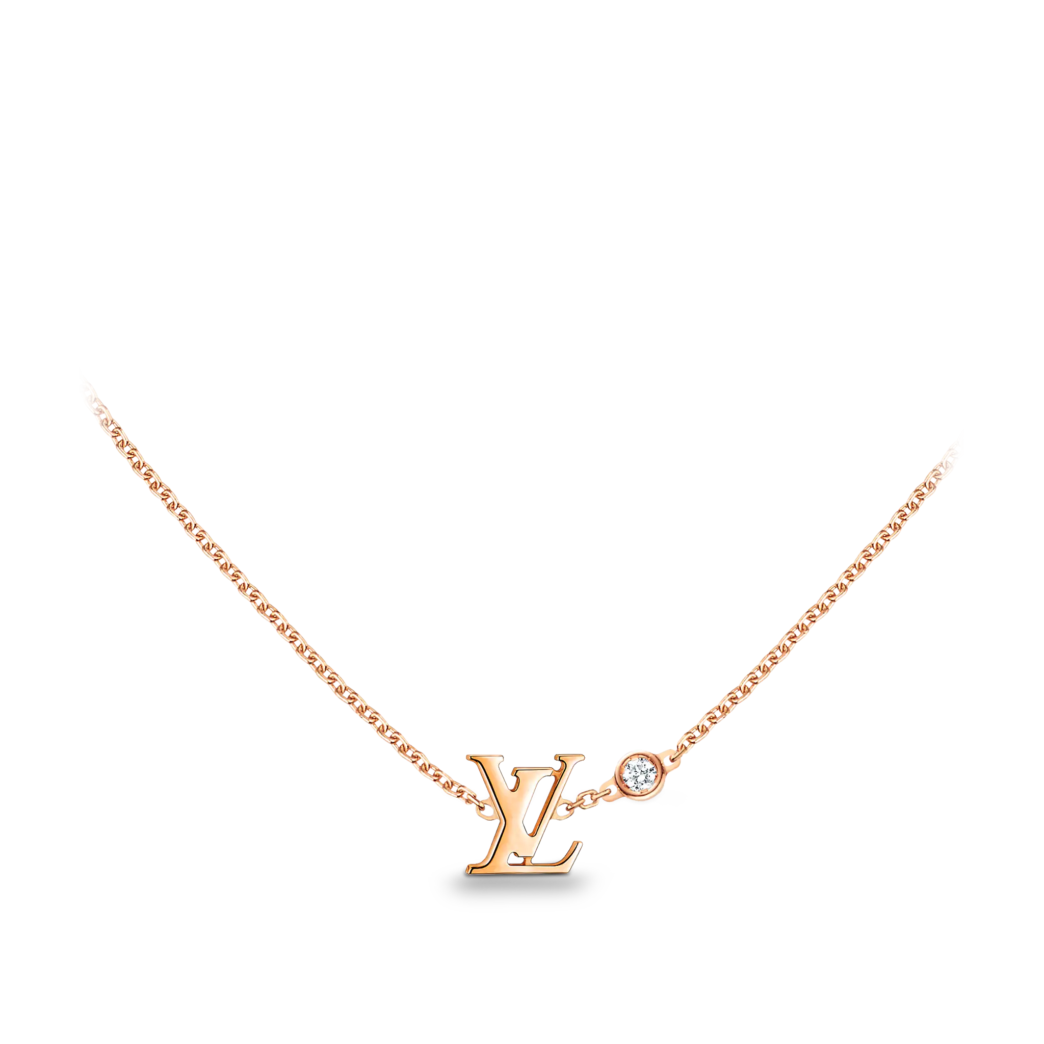 IDYLLE BLOSSOM  PENDANT, PINK GOLD AND DIAMOND