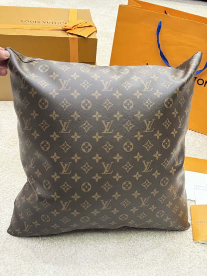 LV Monogram Throw Pillow / Cushion