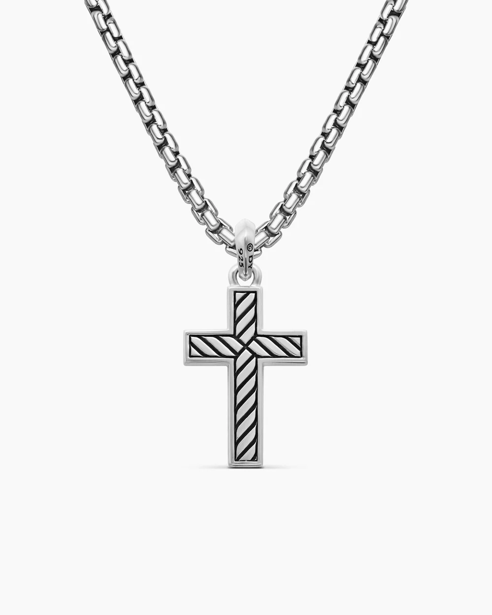 Exotic Stone Cross Sterling Silver with Black Onyx