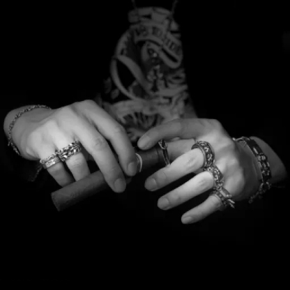 SMALL BS FLEUR RING