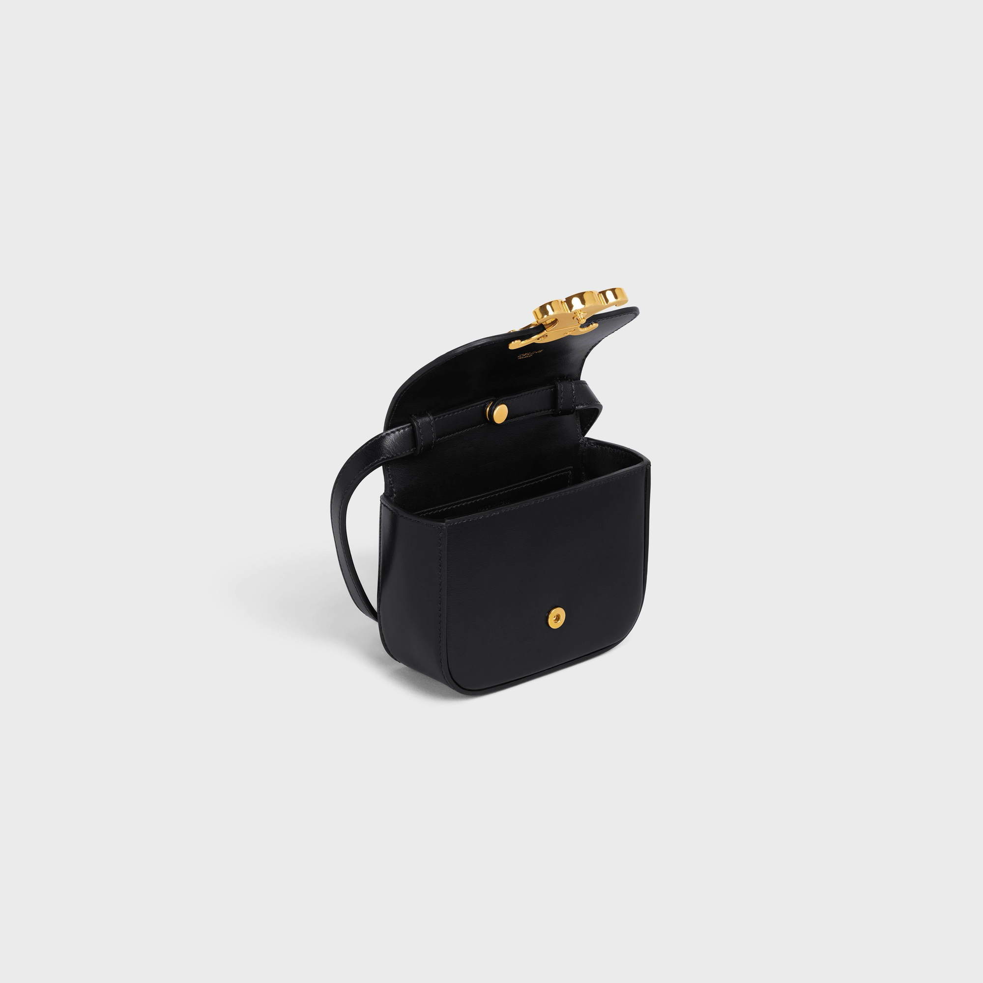 MINI CLAUDE in Shiny calfskin