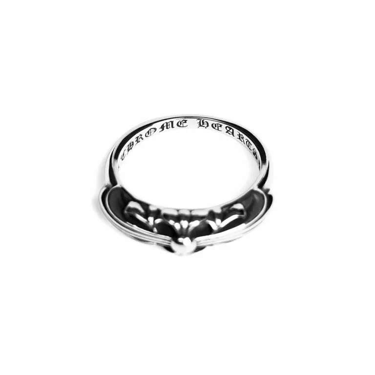 BABY CLASSIC FLORAL CROSS RING Z15