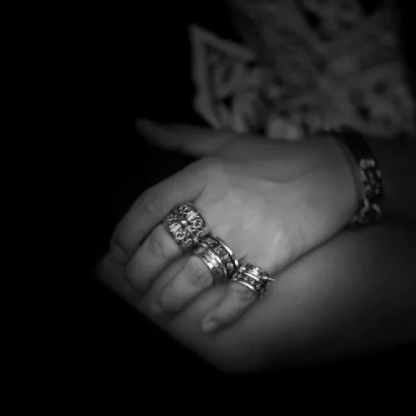 SMALL BS FLEUR RING