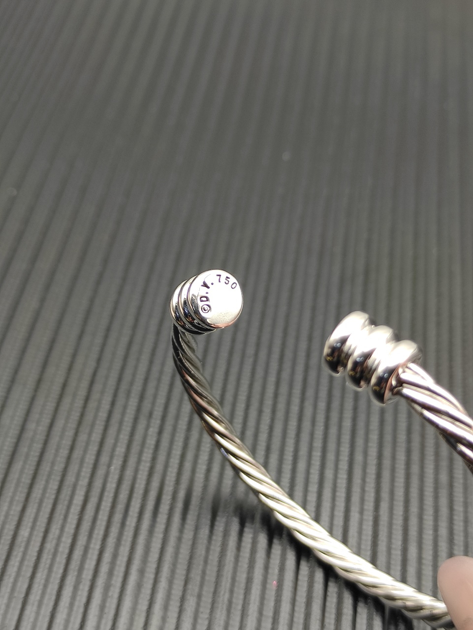 4mm Cable Classic Bracelet with Triple-Bar End Caps – Sterling Style