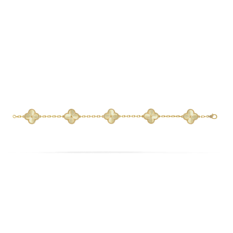 3-Piece Alhambra Yellow Gold & Diamond