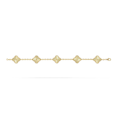 3-Piece Alhambra Yellow Gold & Diamond