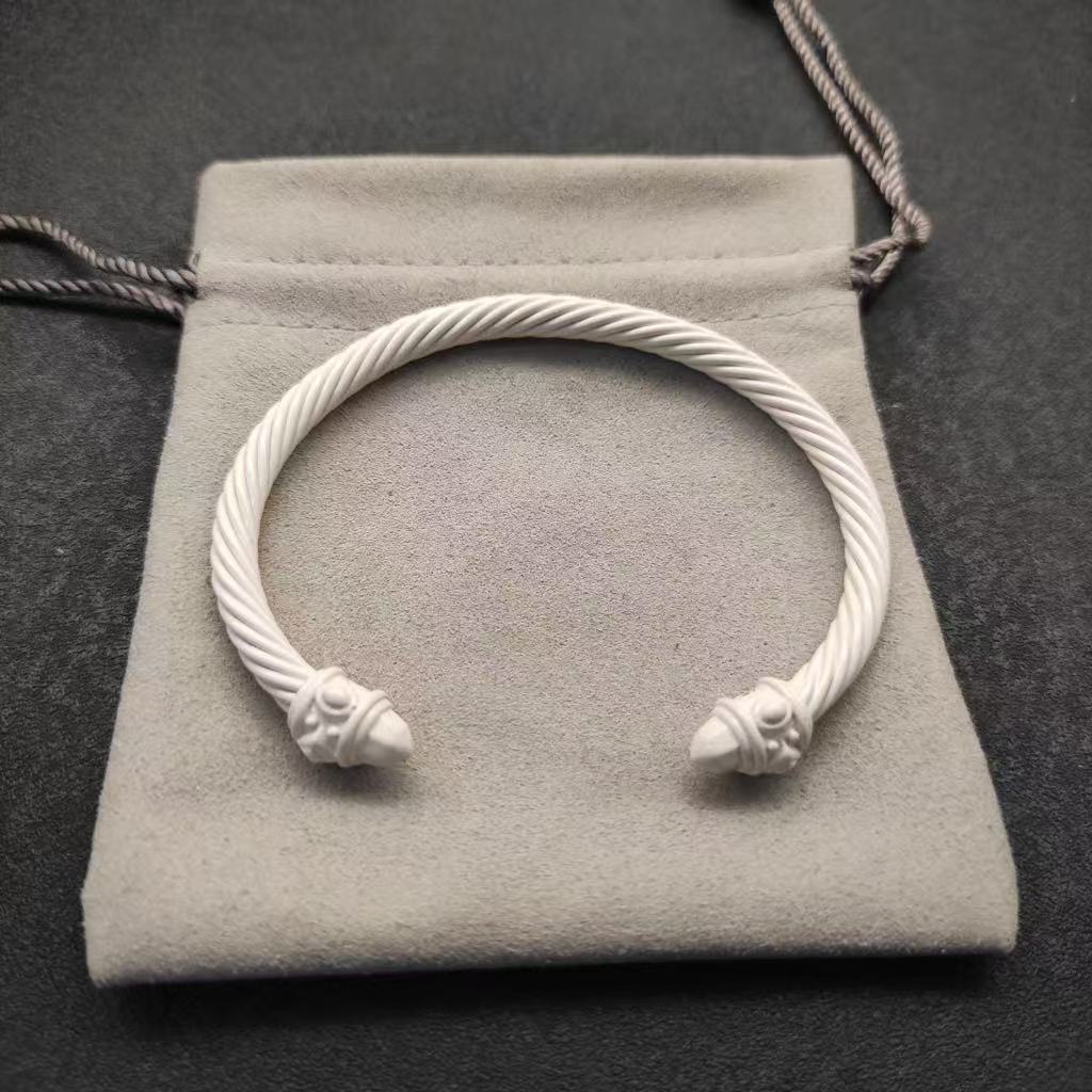 Renaissance® Classic Cable Bracelet White, 5mm