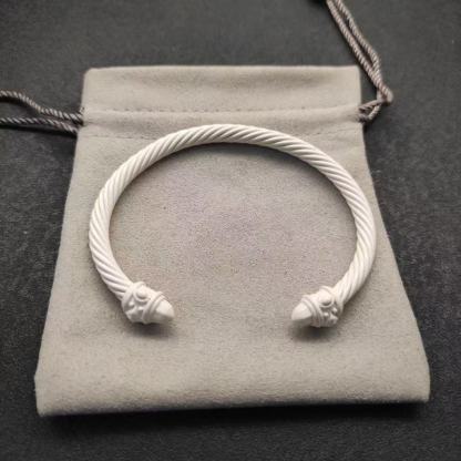 Renaissance® Classic Cable Bracelet White, 5mm