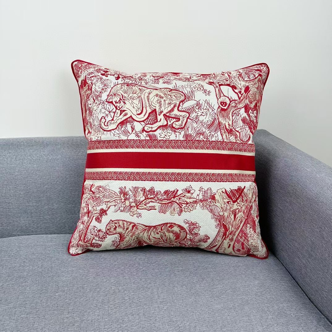 Dithtor Maison Embroidered Throw Pillows & Lumbar Cushions