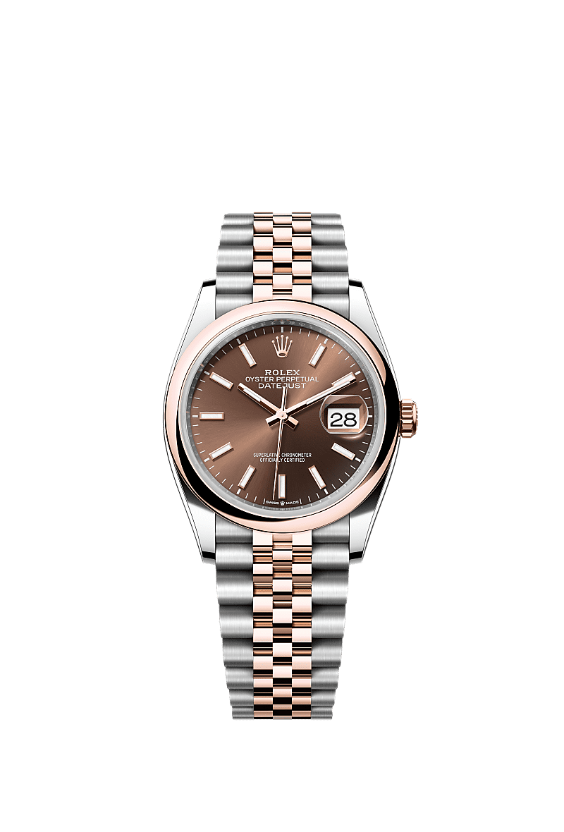 Oyster, 36 mm, Oystersteel and Everose gold  Reference 126201
