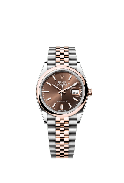 Oyster, 36 mm, Oystersteel and Everose gold  Reference 126201