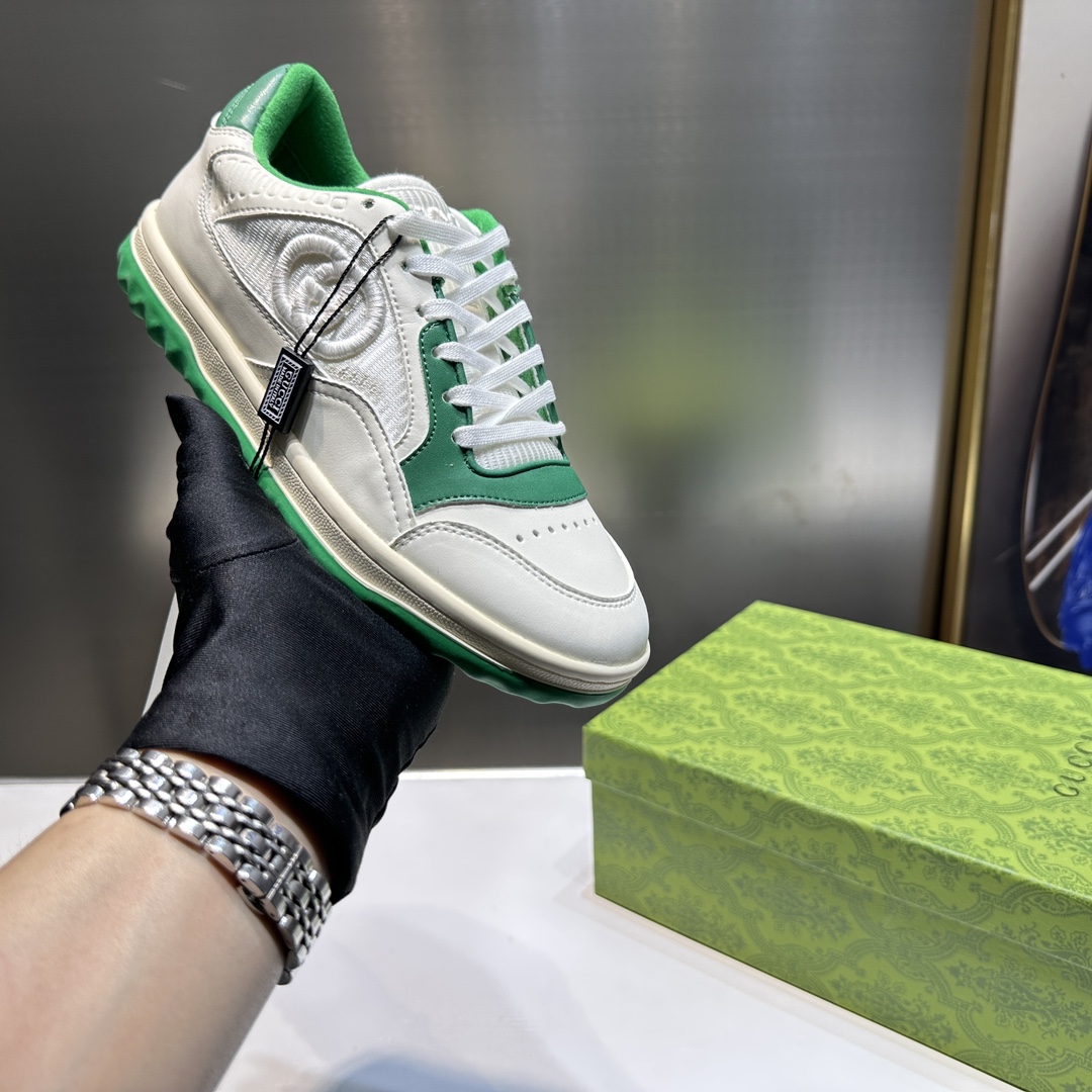 off-white & green mac80 sneakers