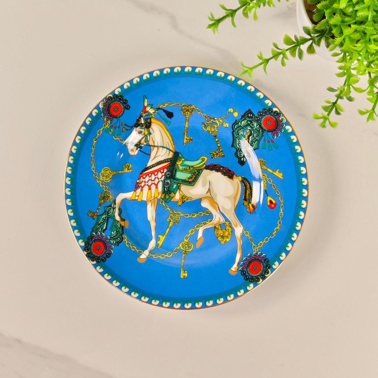 New Arrival 🔥 Herthtmès — "Galloping in the Breeze" Cup & Saucer Set
