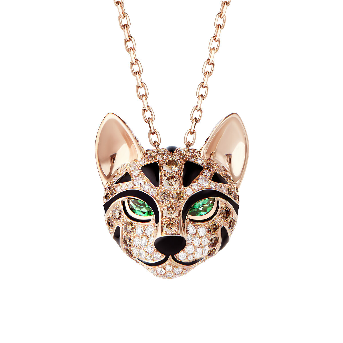 Fuzzy, the Leopard Cat pendant
