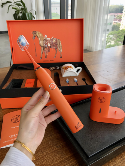 Her--mes Electric Toothbrush Gift Set
