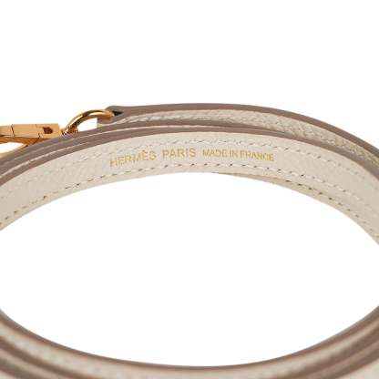 Hermes Kelly 18 Mini Sellier Bag Craie Epsom Leather Gold Hardware