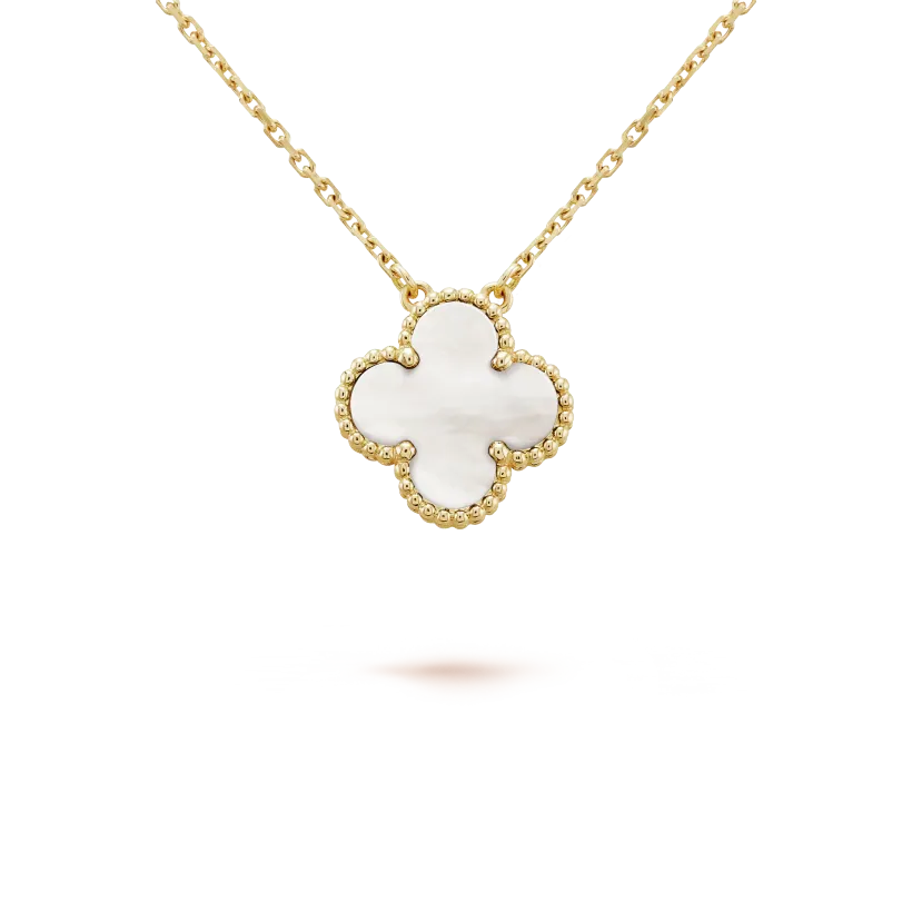 3-PIECE GOLD CLOVER JEWELRY SET: NECKLACE, BRACELET & EARRINGS