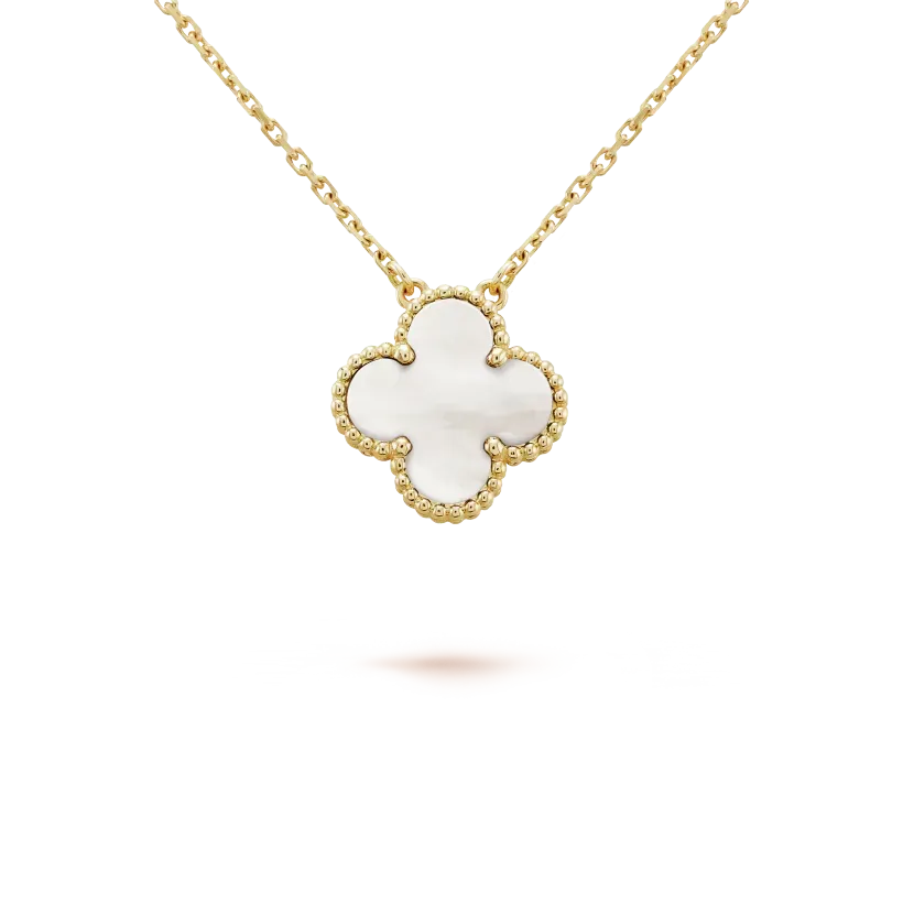 3-PIECE GOLD CLOVER JEWELRY SET: NECKLACE, BRACELET & EARRINGS