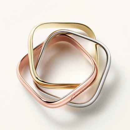 TRINITY CUSHION RING, MEDIUM MODEL