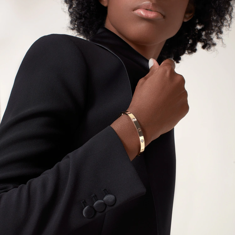 LOVE BRACELET, 4 DIAMONDS