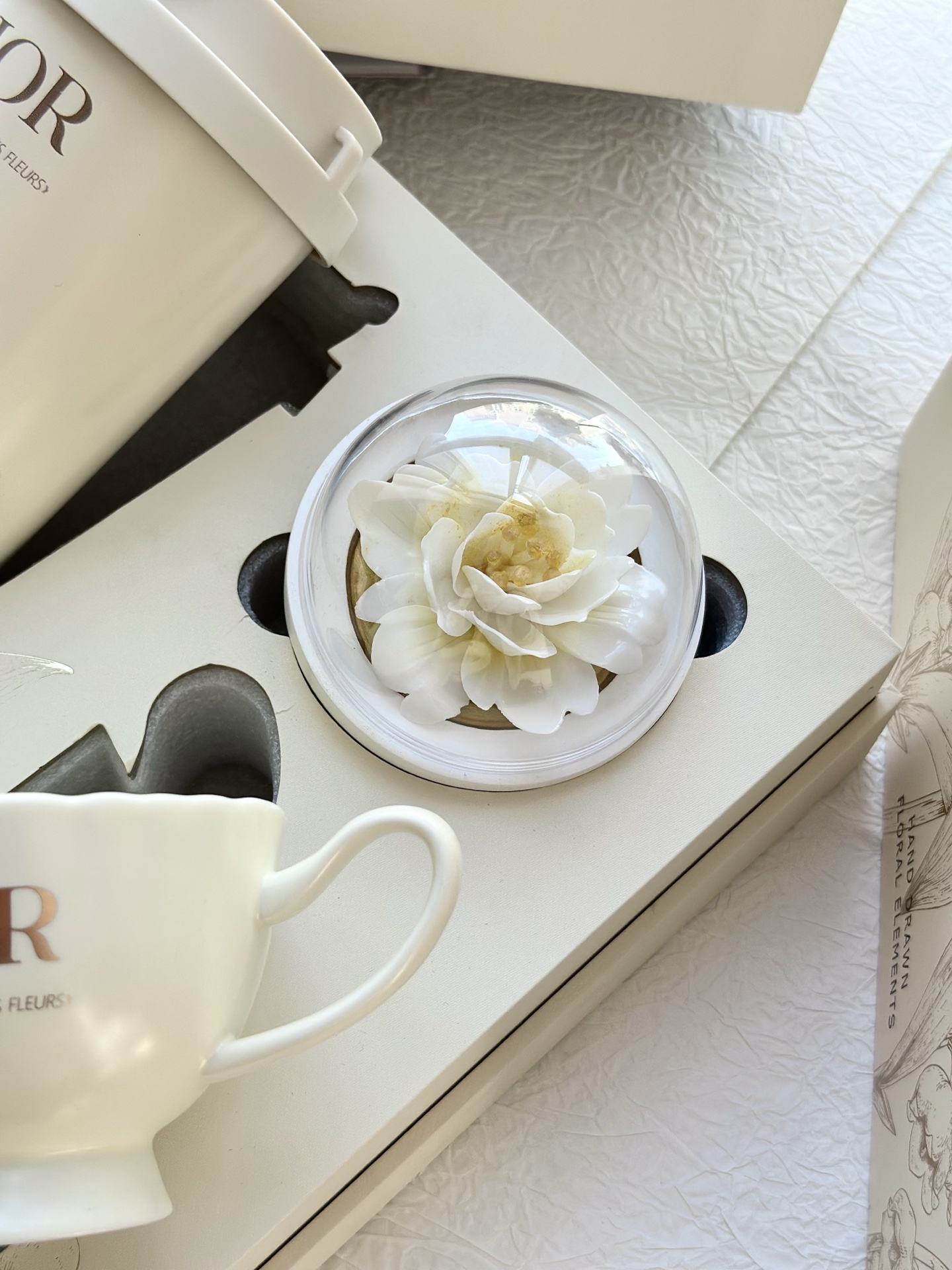 DIthtOR Lily of the Valley Coffee Cup Gift Set