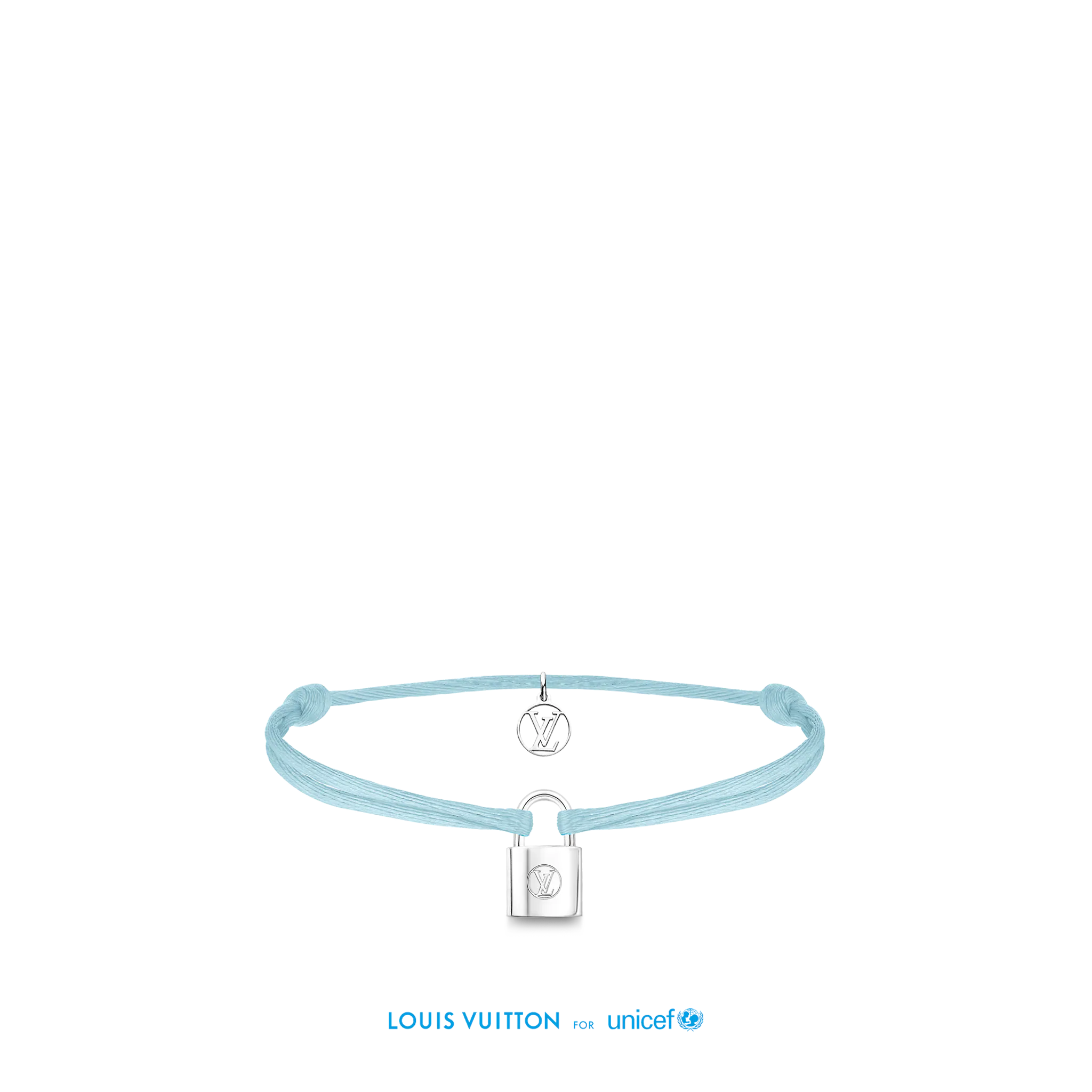 Silver Lockit X Doudou Bracelet, Recycled SiLVer And Organic Cotton Cord