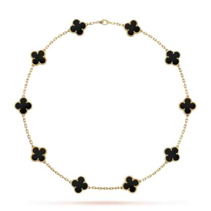 Vintage Alhambra 3‑Piece Set – Necklace, Bracelet & Earrings