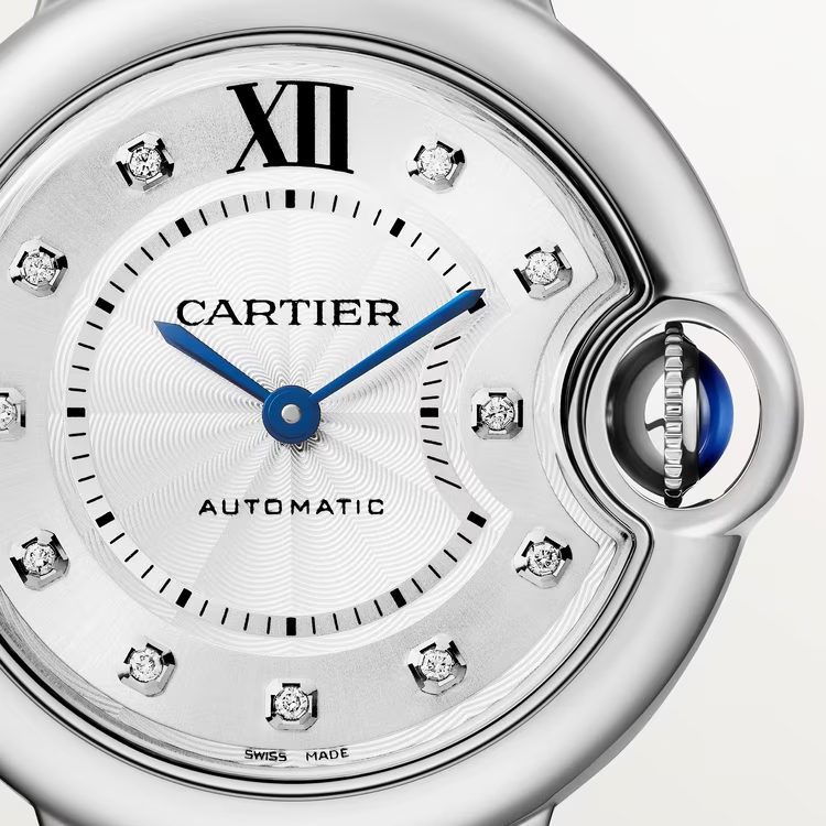 36MM Cartier Ballon Bleu Diamond Dial Steel WE902074