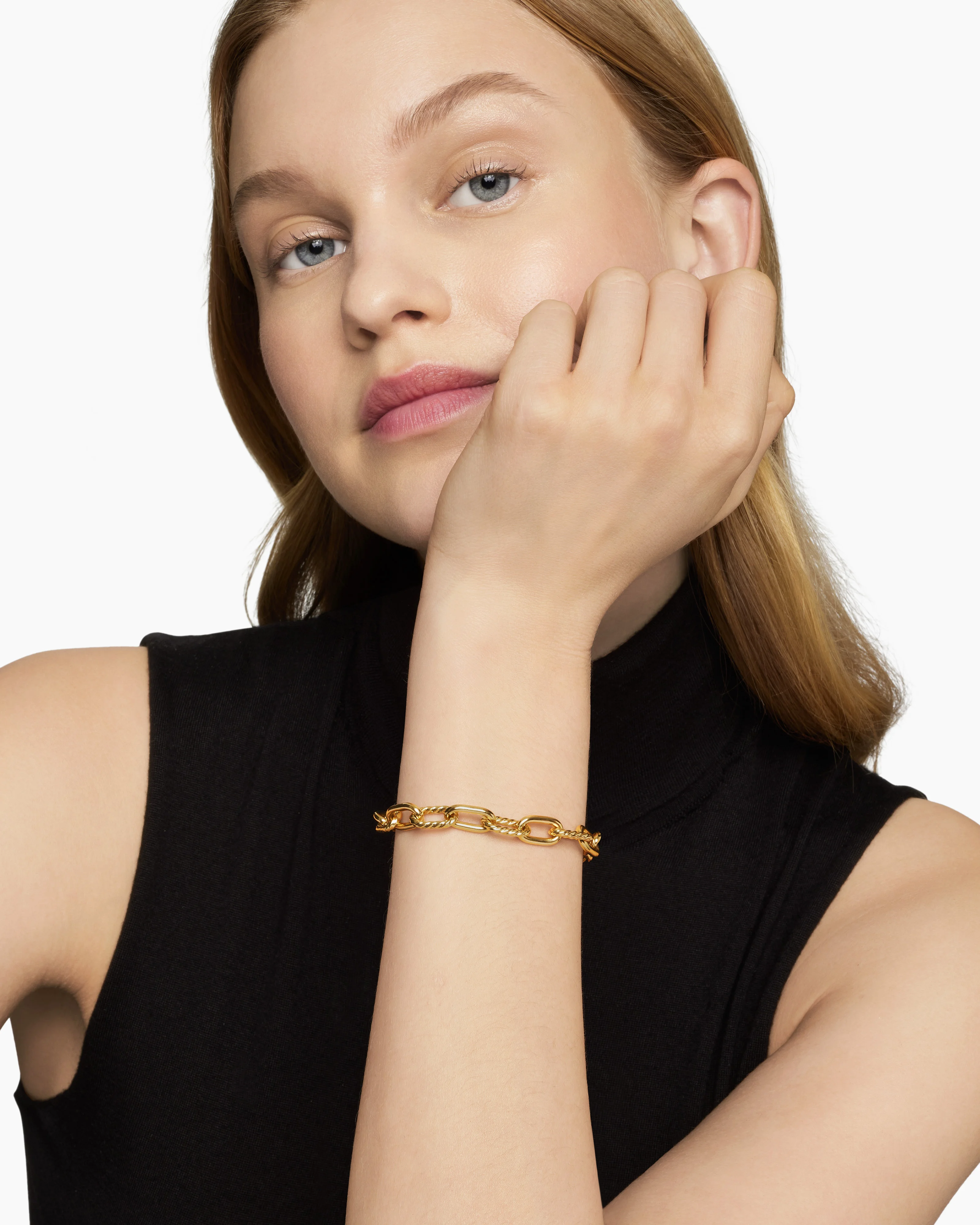 DY Madison® Chain Bracelet 18K Yellow Gold