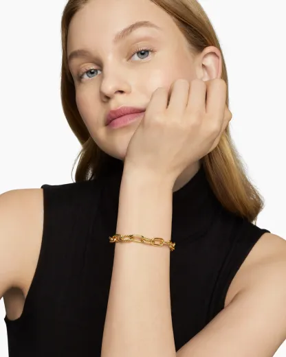 DY Madison® Chain Bracelet 18K Yellow Gold