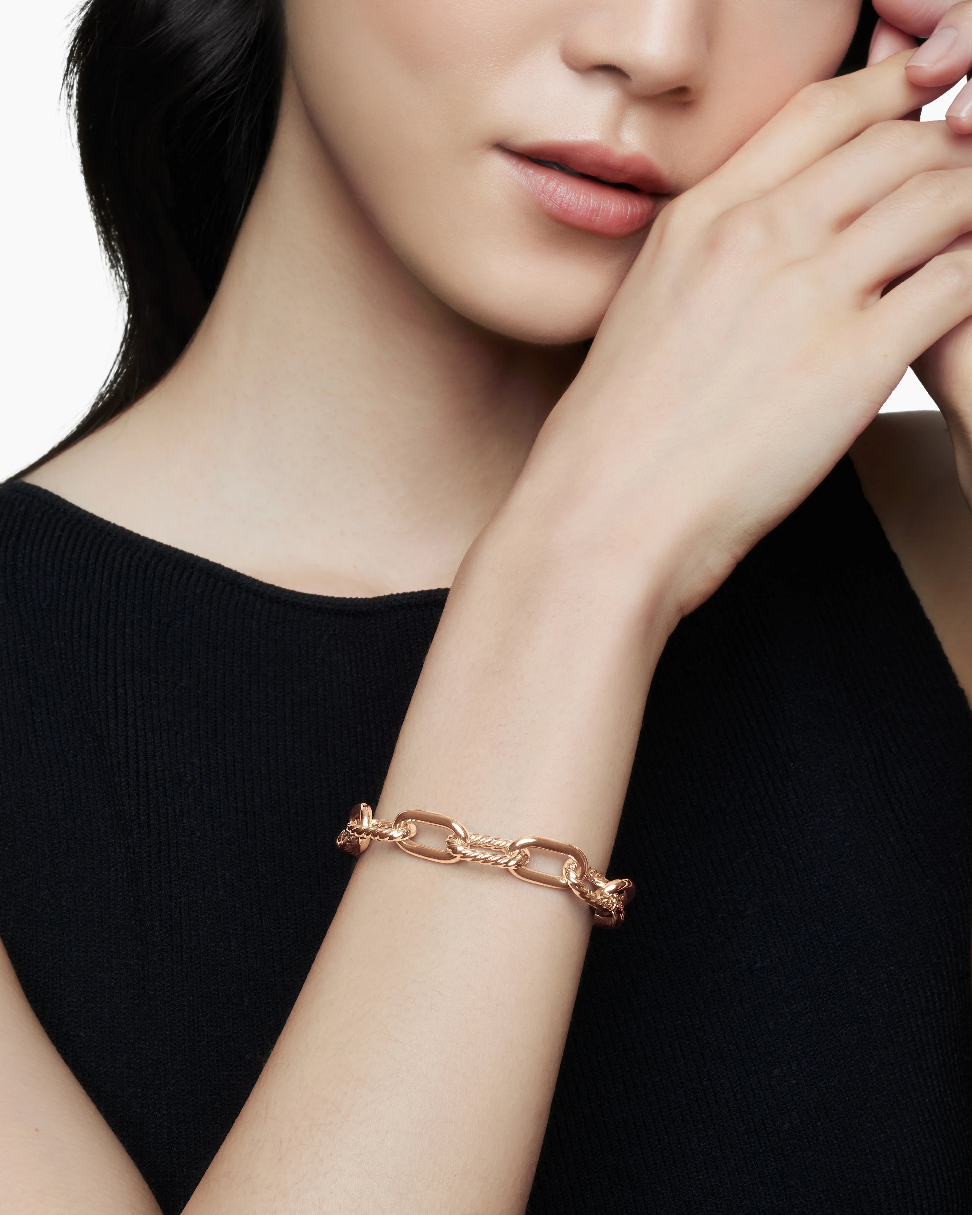DY Madison® Chain Bracelet 18K Rose Gold