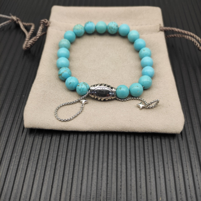 8MM Stretch Rock Crystal Bracelet