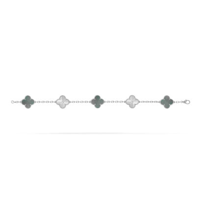 Vintage Alhambra bracelet, 5 motifs 18K rose gold