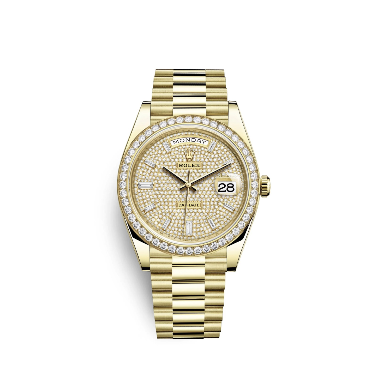 Day-Date, 40mm, 18k Yellow Gold and Diamonds, Ref#228348rbr-0037