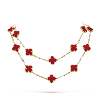 Vintage Alhambra long necklace, 20 motifs
