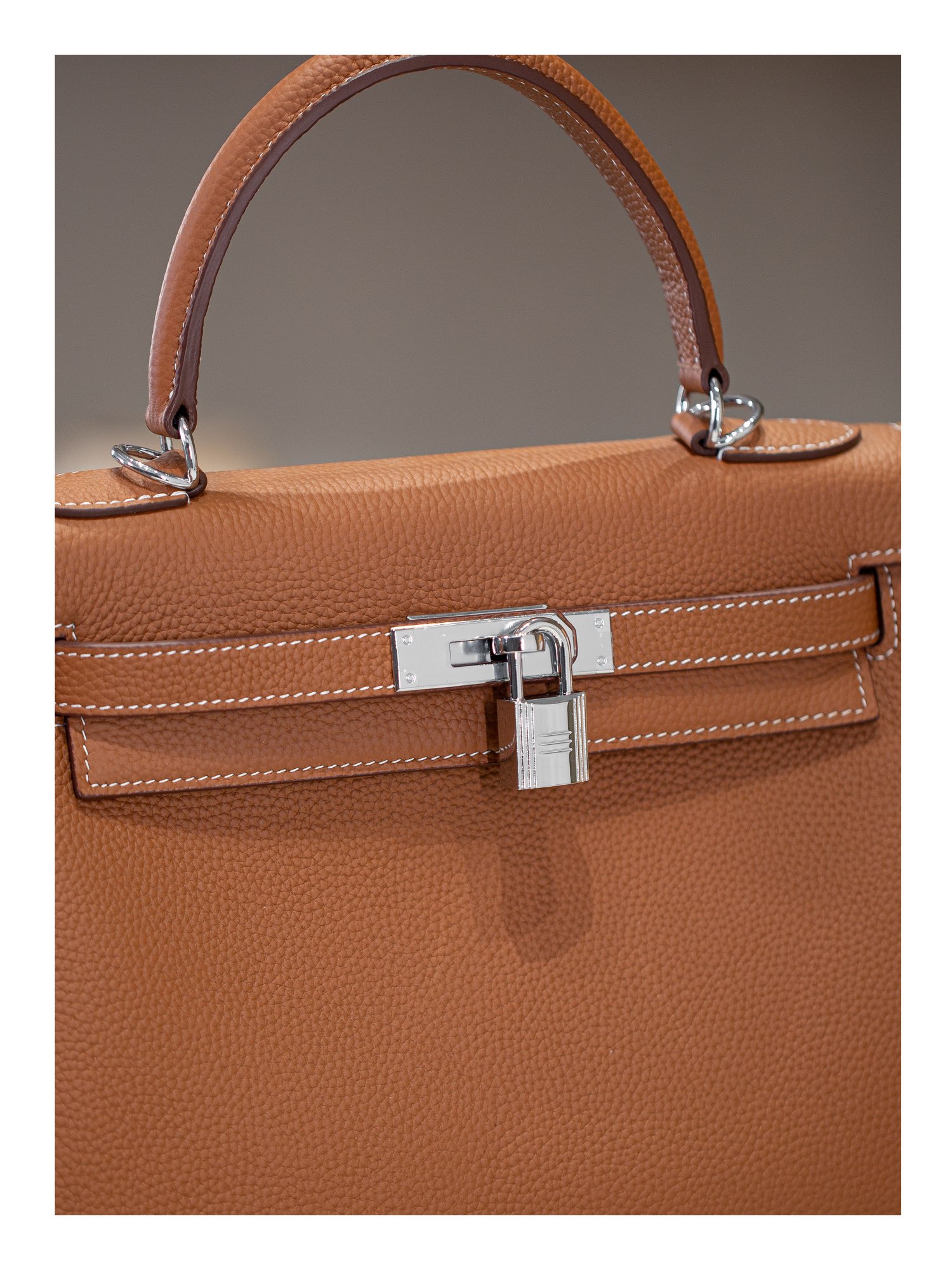KELLY 28 FIRST LAYER TOGO COWHIDE WHITE