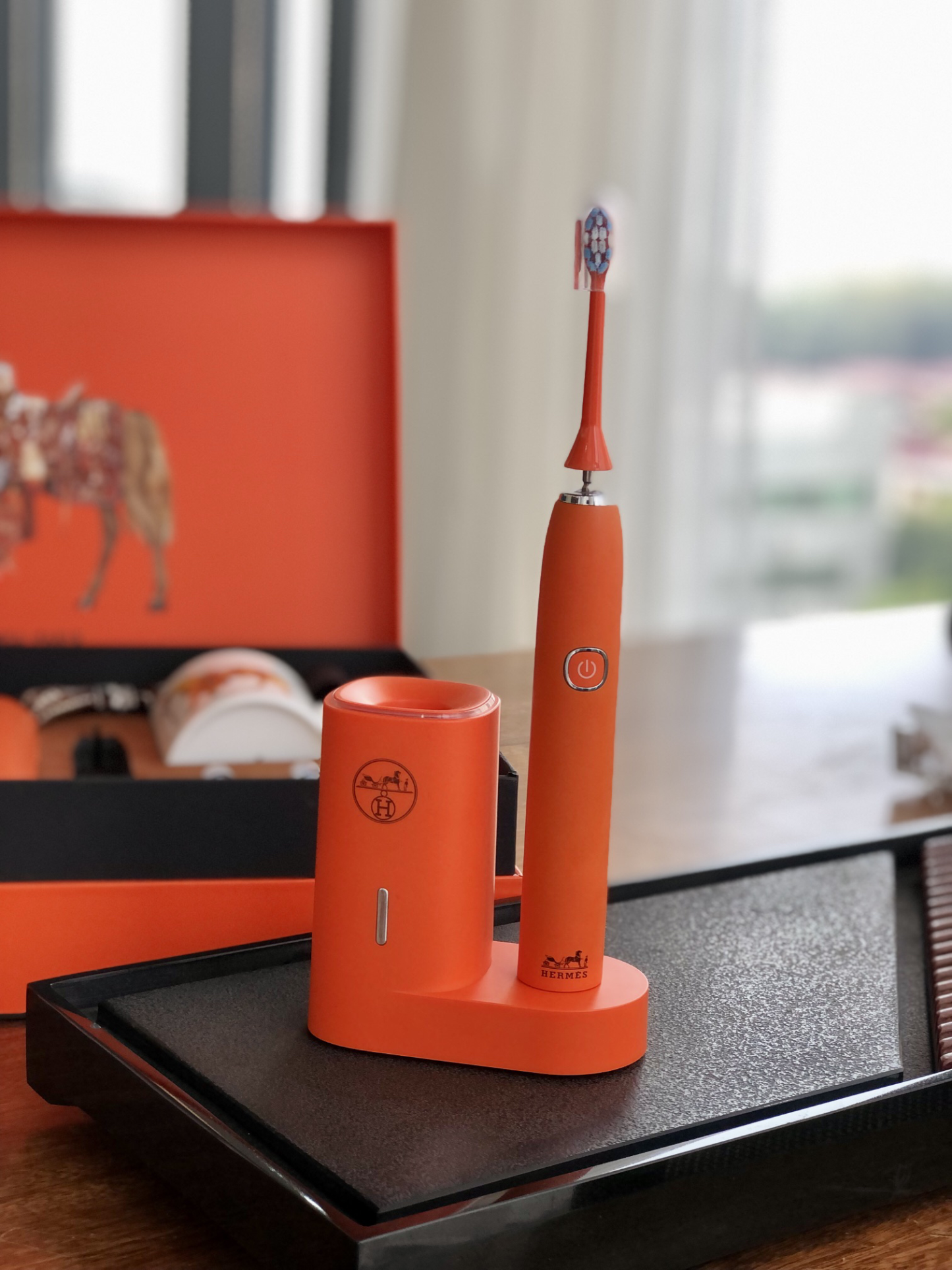 Her--mes Electric Toothbrush Gift Set