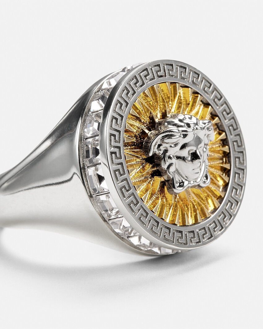 Crystal Icon Ring