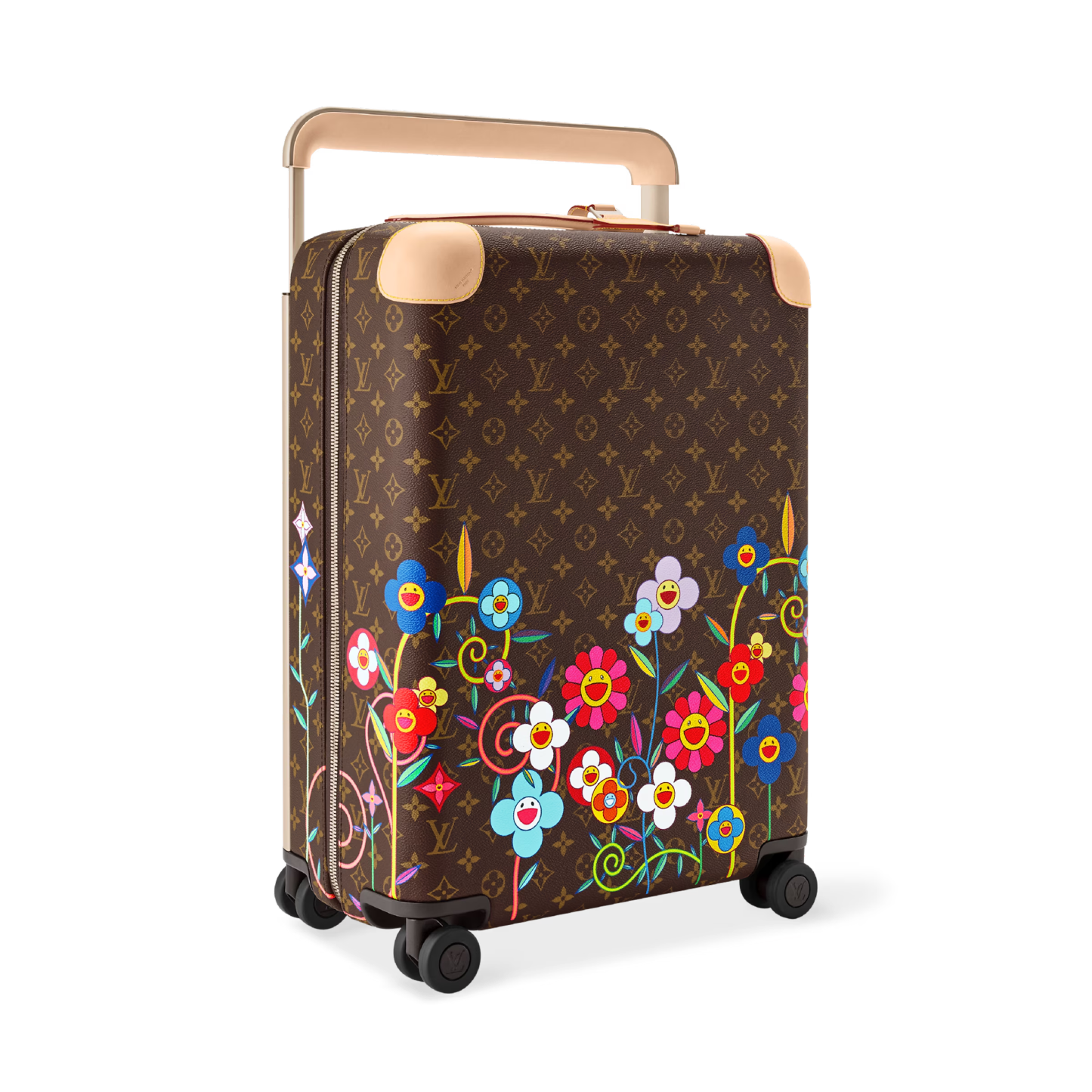 High-end printed travel suitcase