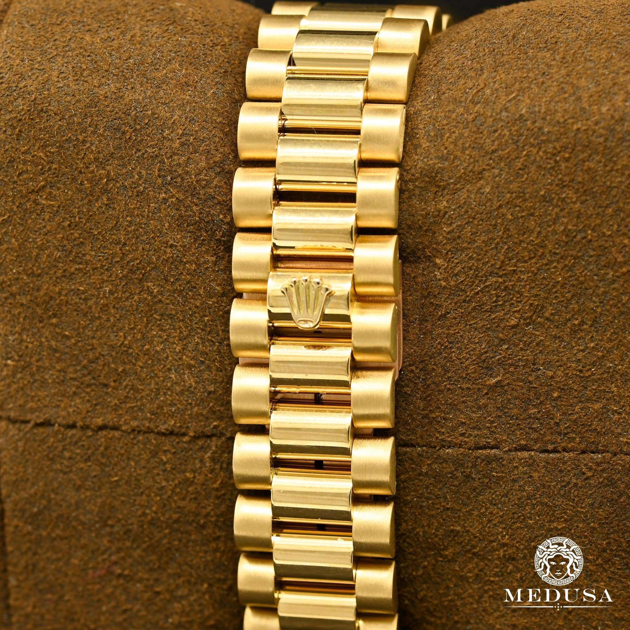 PRESIDENT DAY-DATE 36MM - BAGUETTE NOIR SMALL BEZEL