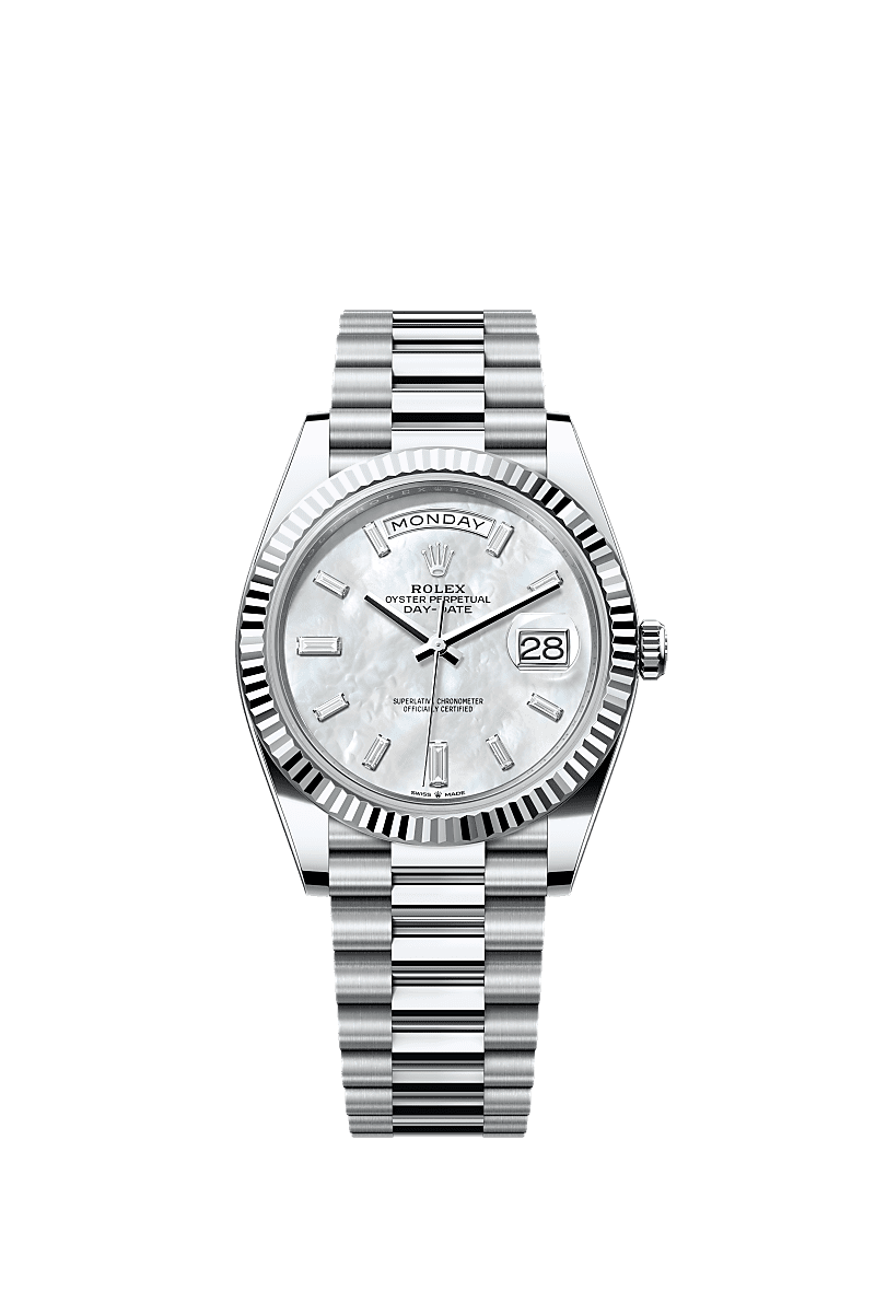 Day-Date 40  Oyster, 40 mm, platinum  Reference 228236