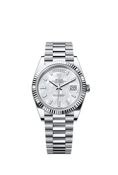 Day-Date 40  Oyster, 40 mm, platinum  Reference 228236