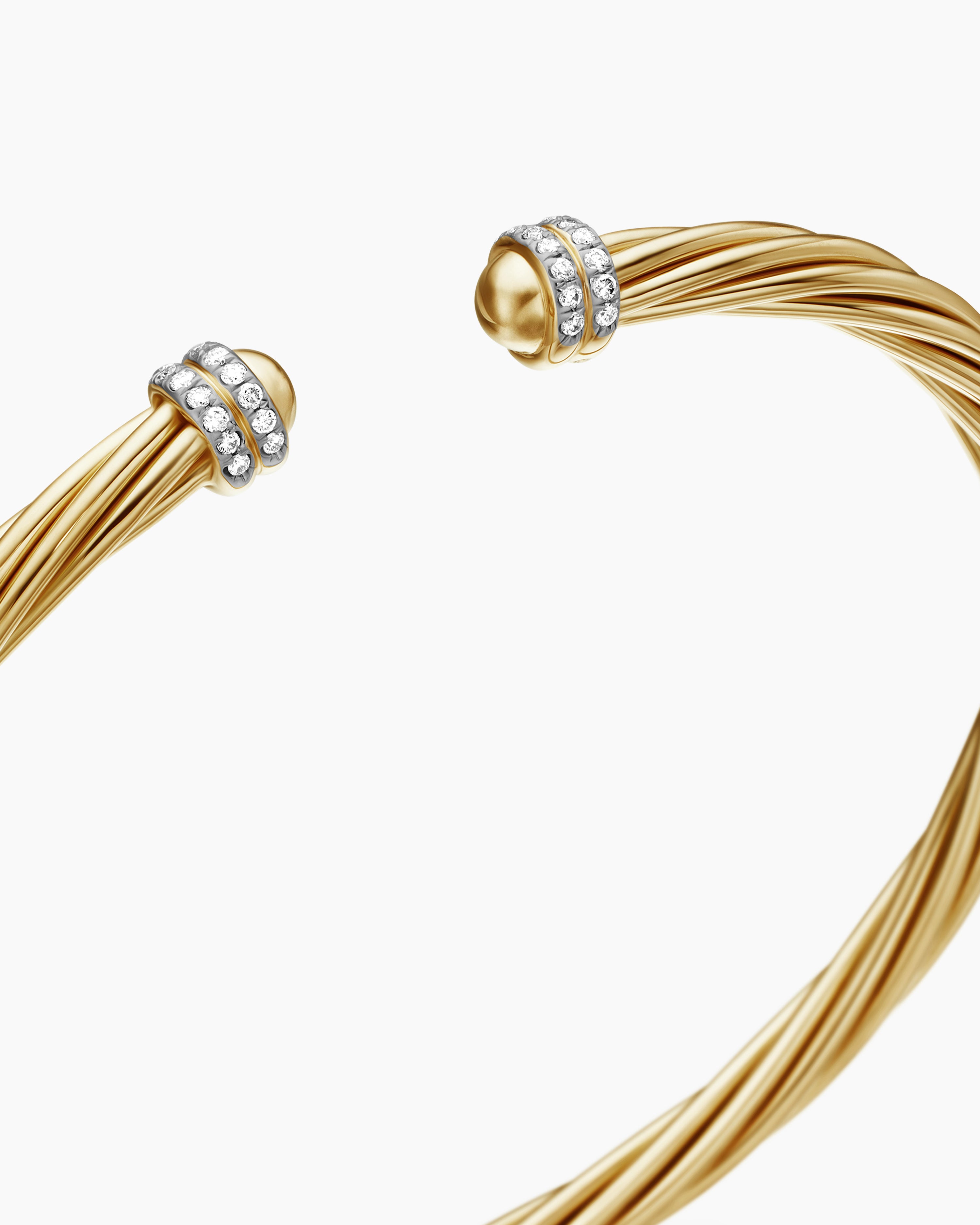 Helena Collection for Women Helena Bracelet 18K Yellow Gold with Diamonds, 4mm